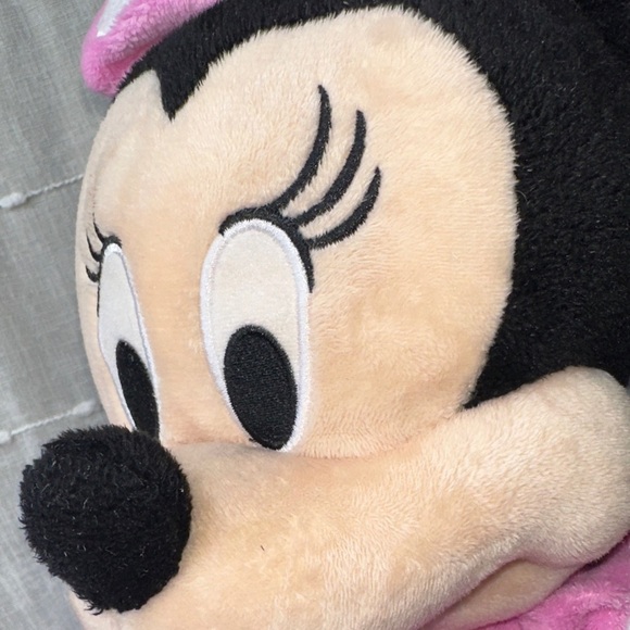 Disney Minnie Mouse 21" Large Plush Cuddle Pink & White Polka Dot Dress, Bow GUC - Picture 13 of 16